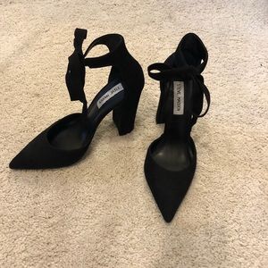 Steve Madden Pearl Black Nubuck
